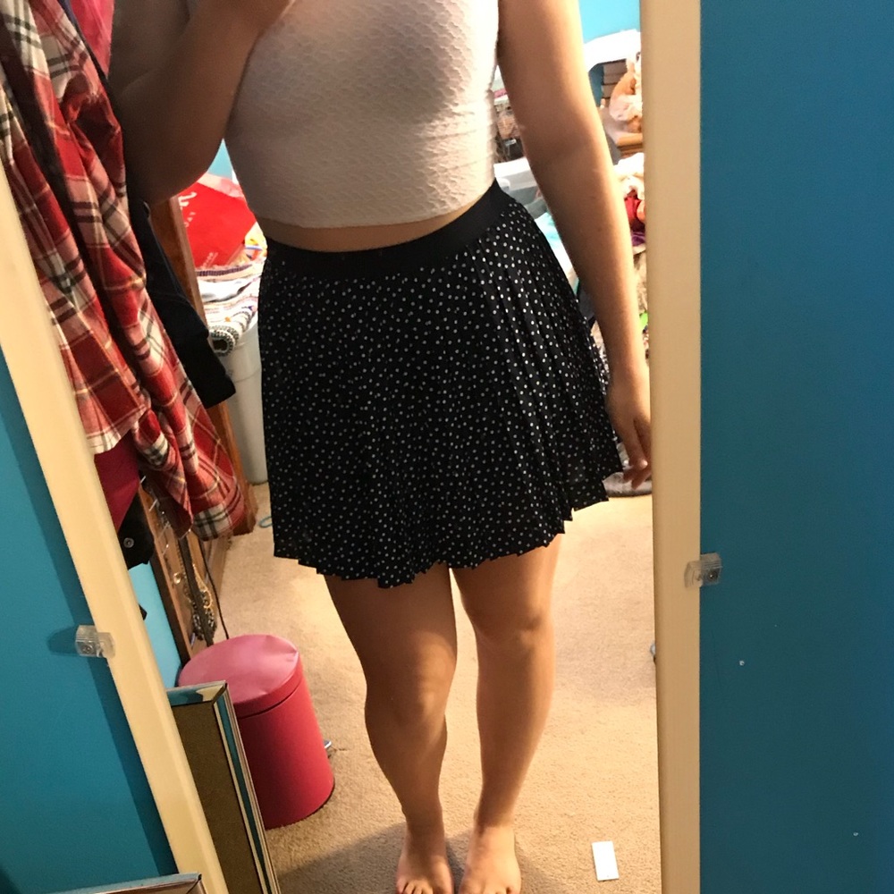 Polka dot skirt